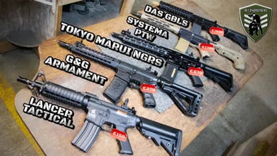 AEG Performance Analysis - DAS GBLS, Systema, Tokyo Marui, G&G & Lancer Tactical (2019)
